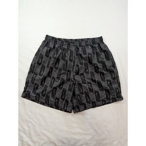 Nike Flow Running Shorts Black Gray Men's XL